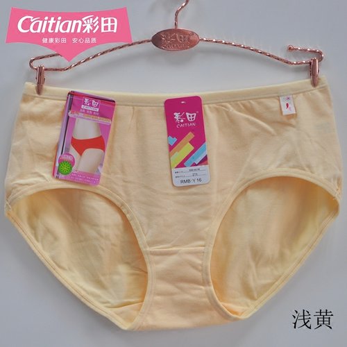 舒适柔软底裤彩田女时尚棉质经典