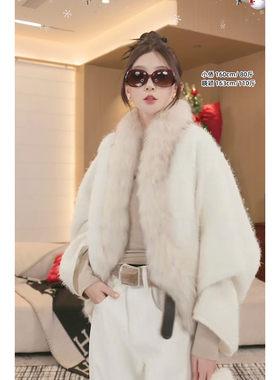 小侨jofay 很爱的私服皮草 优雅毛毛外套 W2916