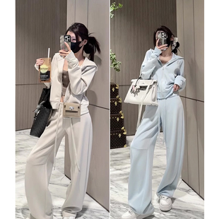 LIGHT W2602 lulu空气卫衣 套装 K1411 空气倒v休闲裤 CHASING