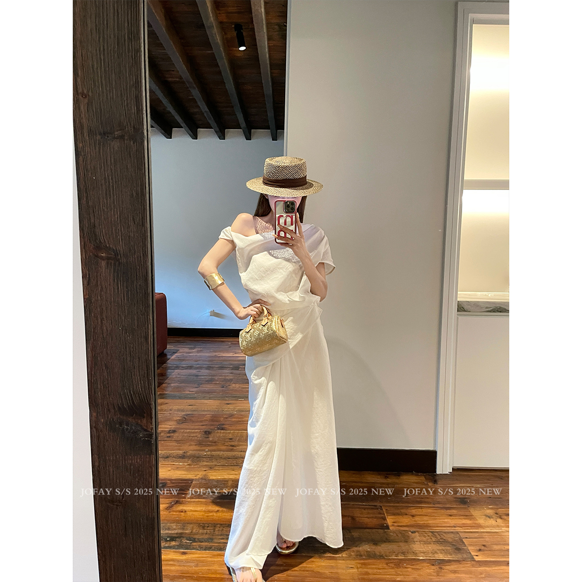 小侨Jofay设计感不规则两件套