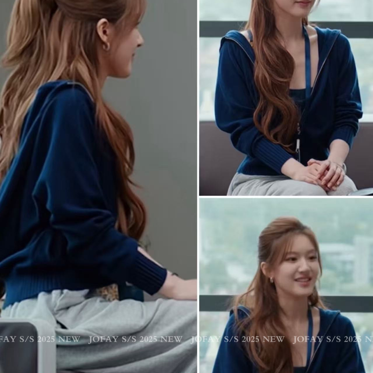 小侨JOFAY 许妍针织开衫 2025早秋新款正品高级上衣外套针织衫女