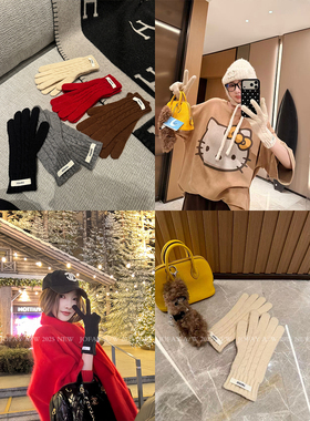 小侨jofay 麻花带标手套C1657