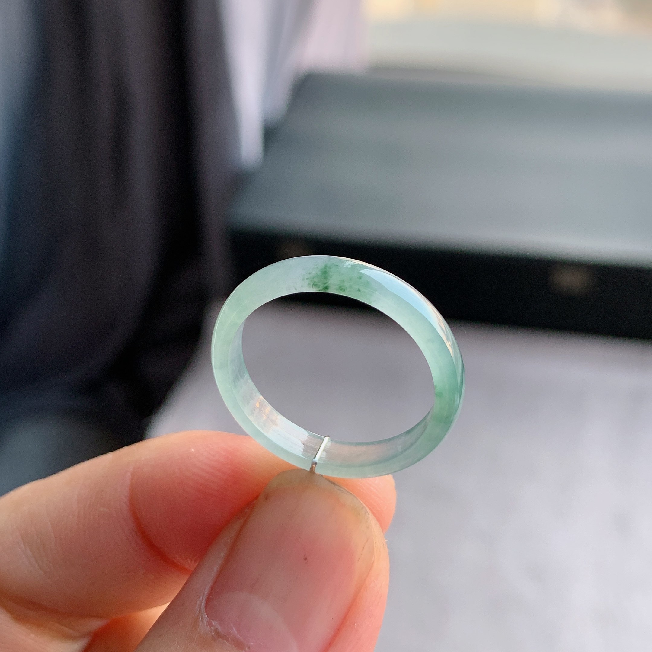 天然A货翡翠 冰种21号冰飘花戒指指环戒圈81200909,珠宝/钻石/翡翠,戒指/指环,淘宝优惠券,粉丝福利购,淘宝优惠卷