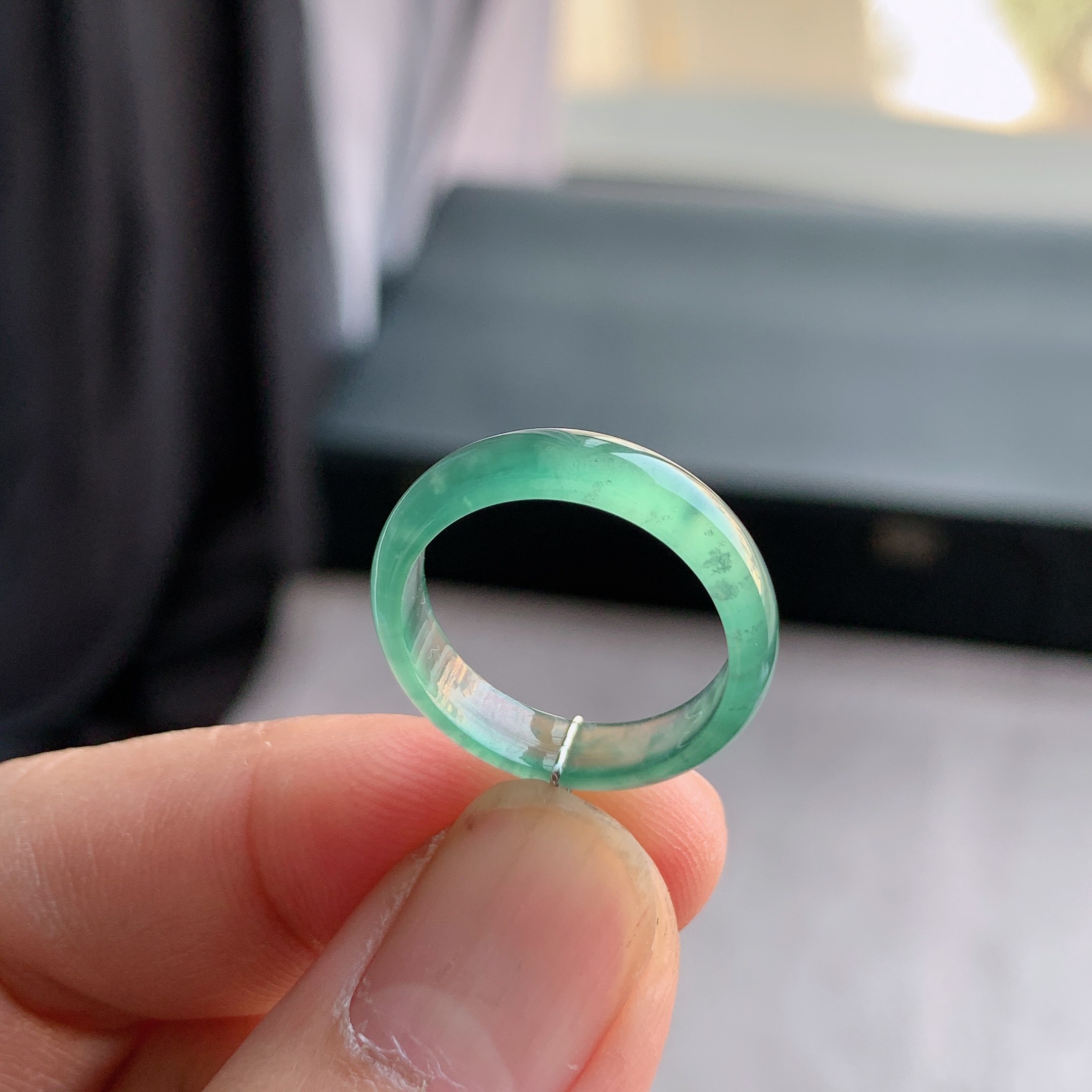 天然A货翡翠 冰种16号晴水绿戒指指环戒圈122600422,珠宝/钻石/翡翠,戒指/指环,淘宝优惠券,粉丝福利购,淘宝优惠卷