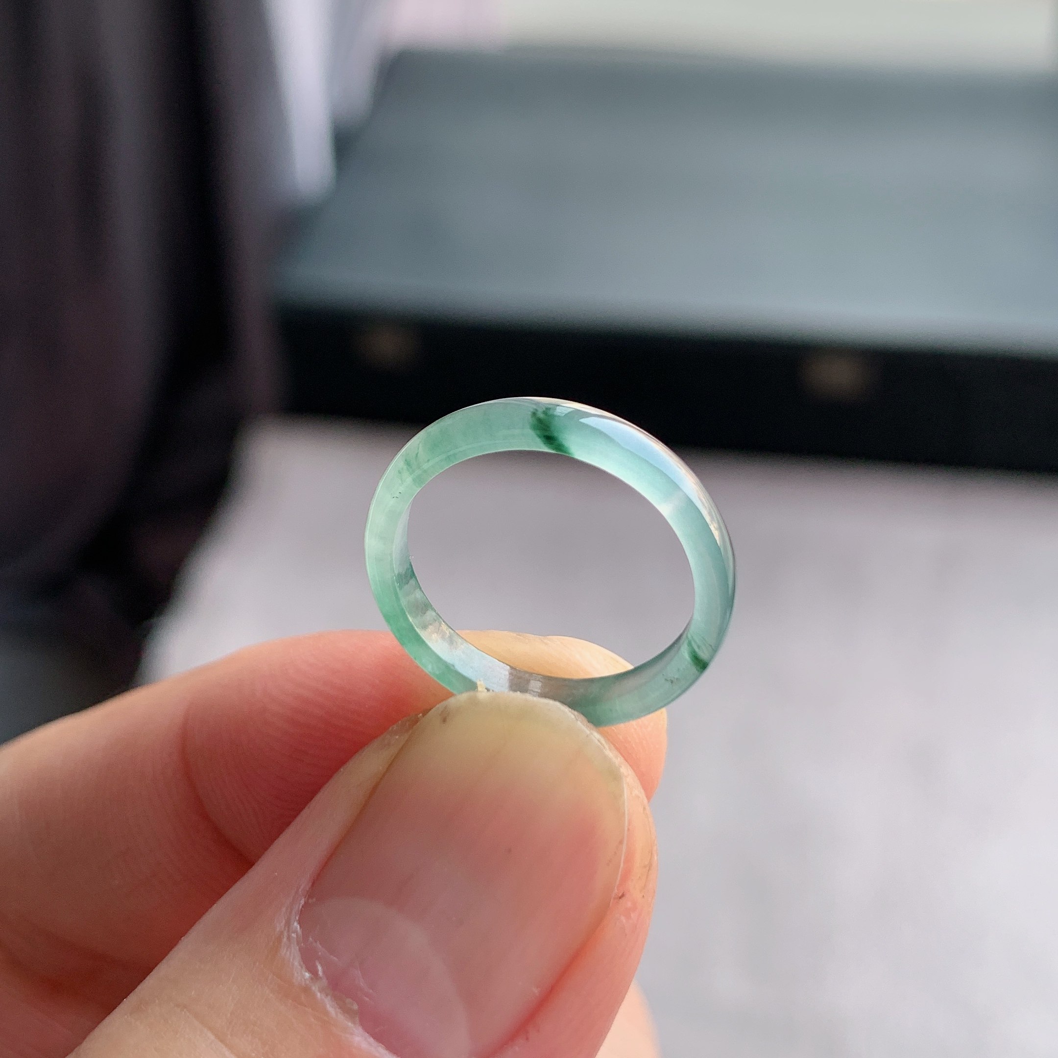 天然A货翡翠 冰种8号冰飘花男女戒指指环素圈戒圈尾戒XFB2,珠宝/钻石/翡翠,戒指/指环,淘宝优惠券,粉丝福利购,淘宝优惠卷