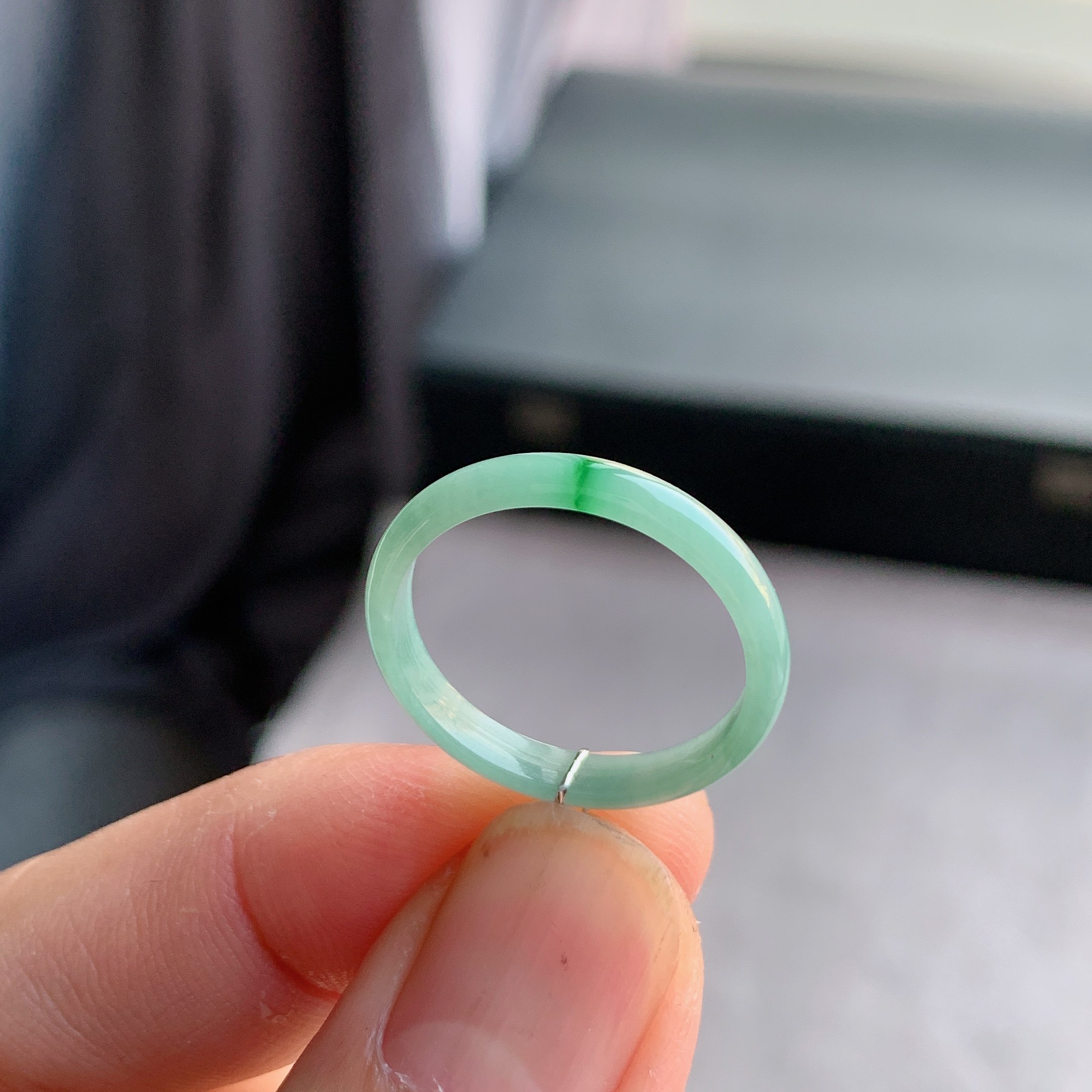 天然A货翡翠 冰糯种19号飘阳绿戒指指环戒圈40701008,珠宝/钻石/翡翠,戒指/指环,淘宝优惠券,粉丝福利购,淘宝优惠卷
