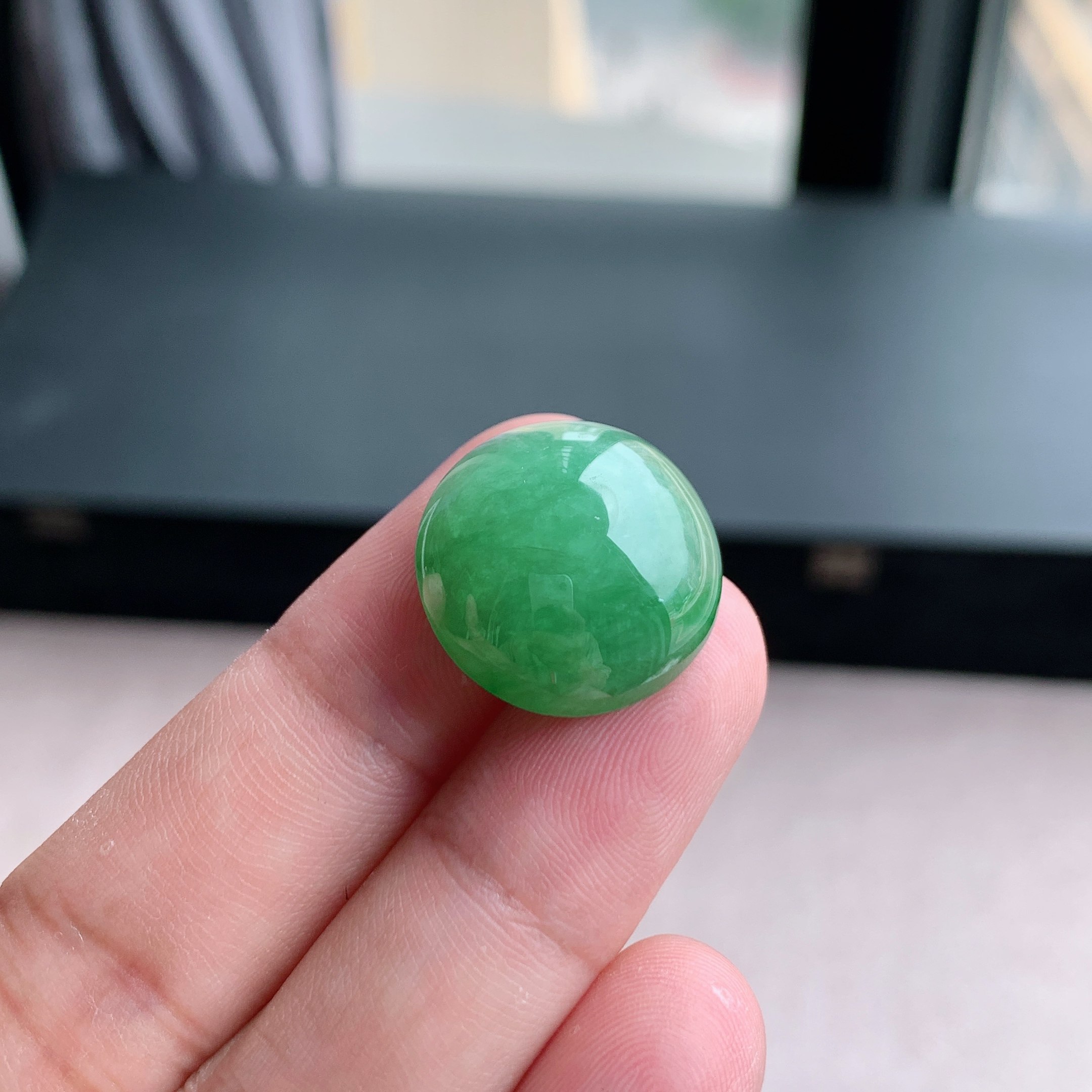 缅甸天然A货翡翠 冰糯种满绿蛋面戒面L6,珠宝/钻石/翡翠,翡翠裸石/蛋面,淘宝优惠券,粉丝福利购,淘宝优惠卷