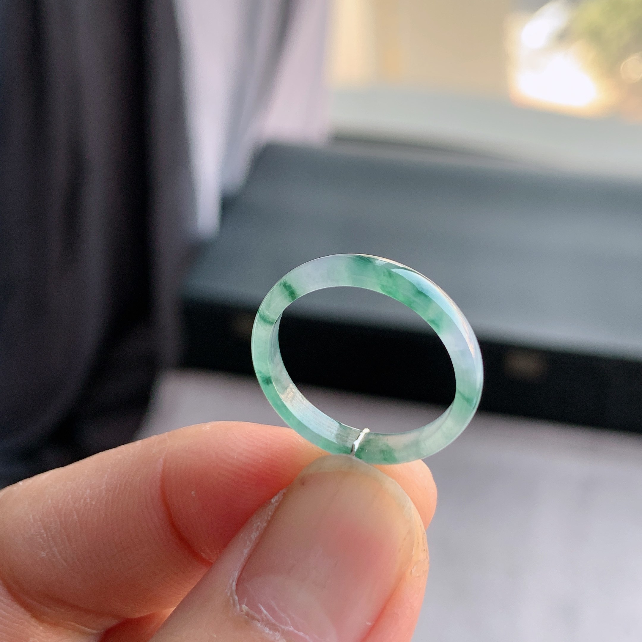 天然A货翡翠 冰种16号冰飘花戒指指环戒圈B122700770,珠宝/钻石/翡翠,戒指/指环,淘宝优惠券,粉丝福利购,淘宝优惠卷