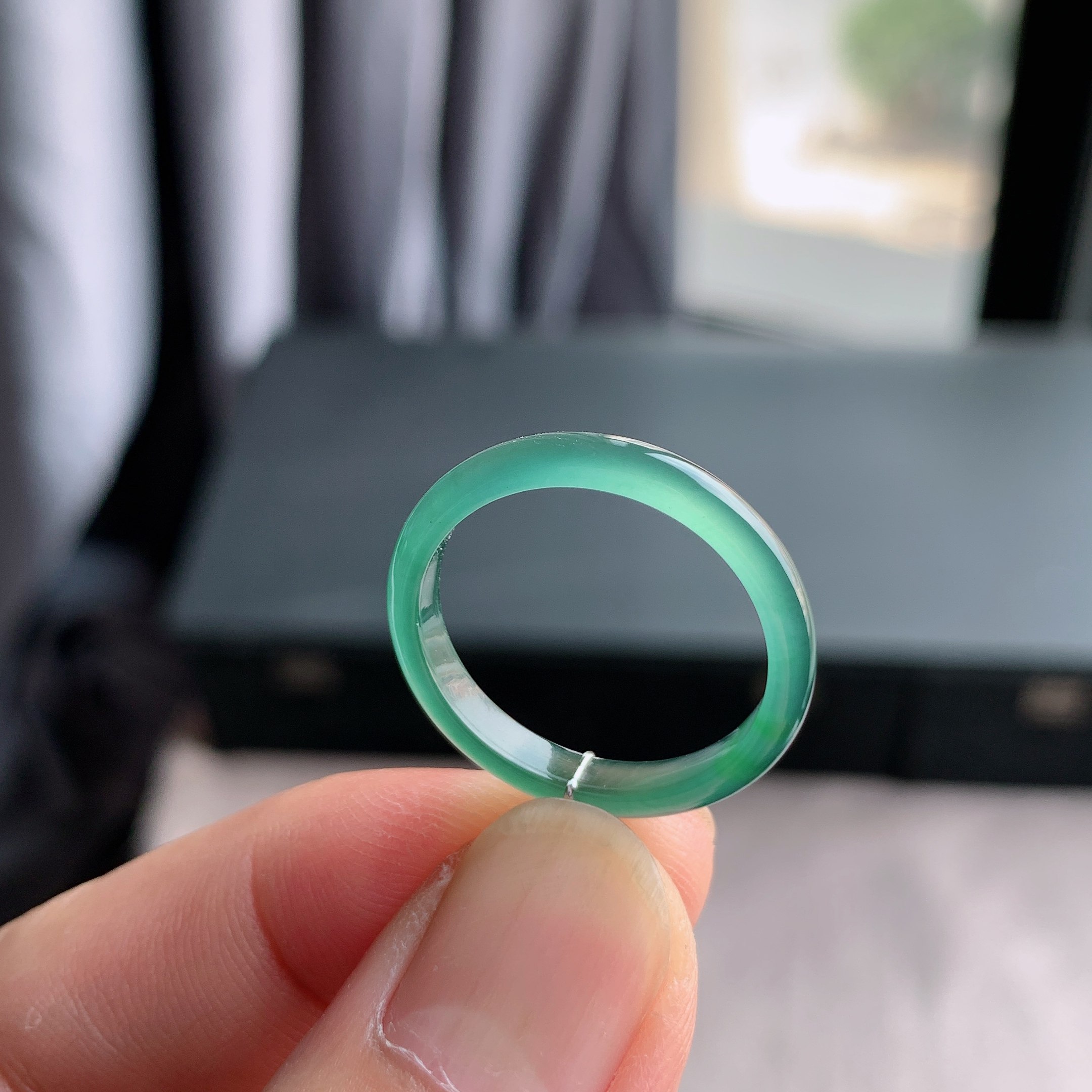 天然A货翡翠 冰种21号晴水绿戒指指环戒圈120300969,珠宝/钻石/翡翠,戒指/指环,淘宝优惠券,粉丝福利购,淘宝优惠卷