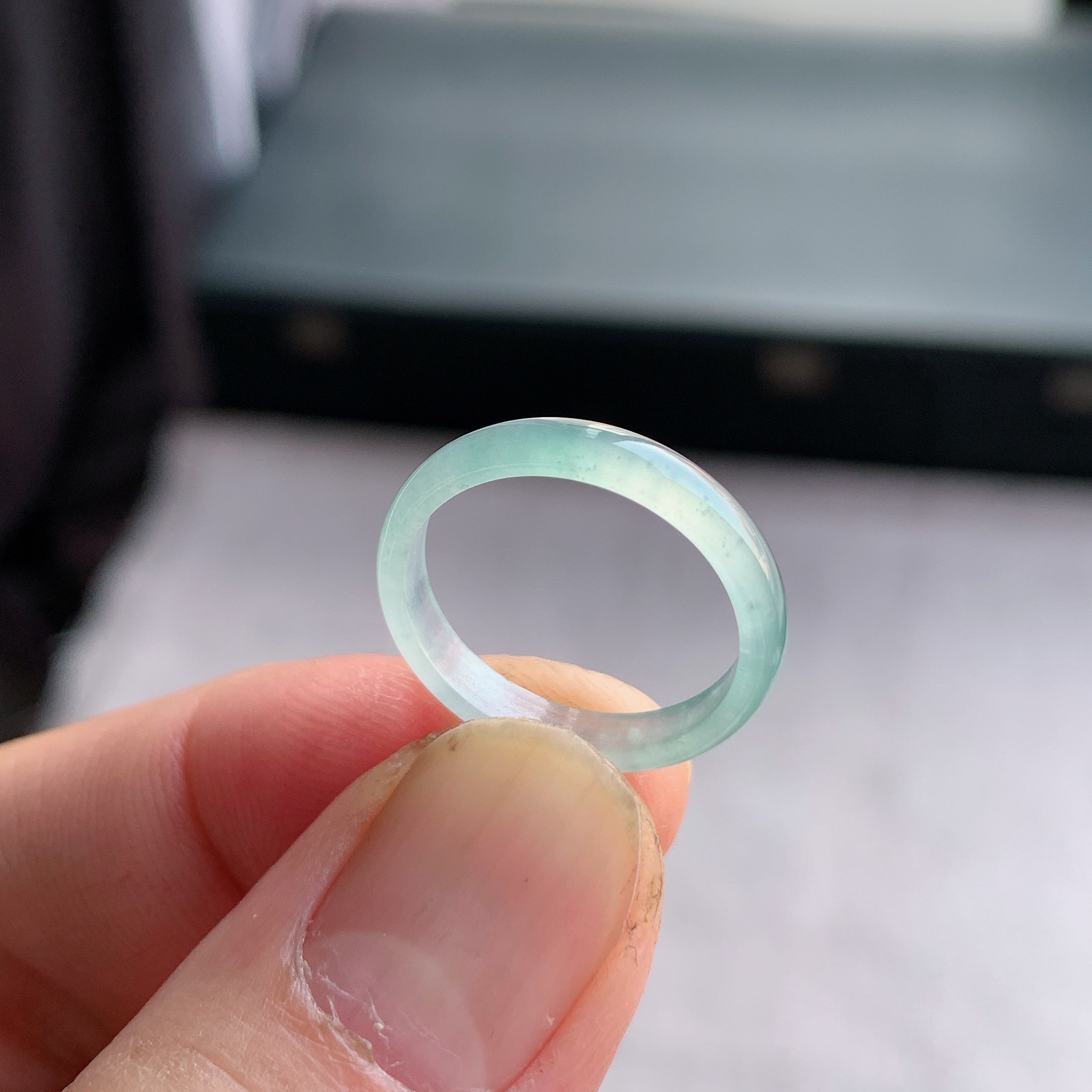 天然A货翡翠 冰种13号白月光男女戒指指环素圈戒圈尾戒XFF7,珠宝/钻石/翡翠,戒指/指环,淘宝优惠券,粉丝福利购,淘宝优惠卷