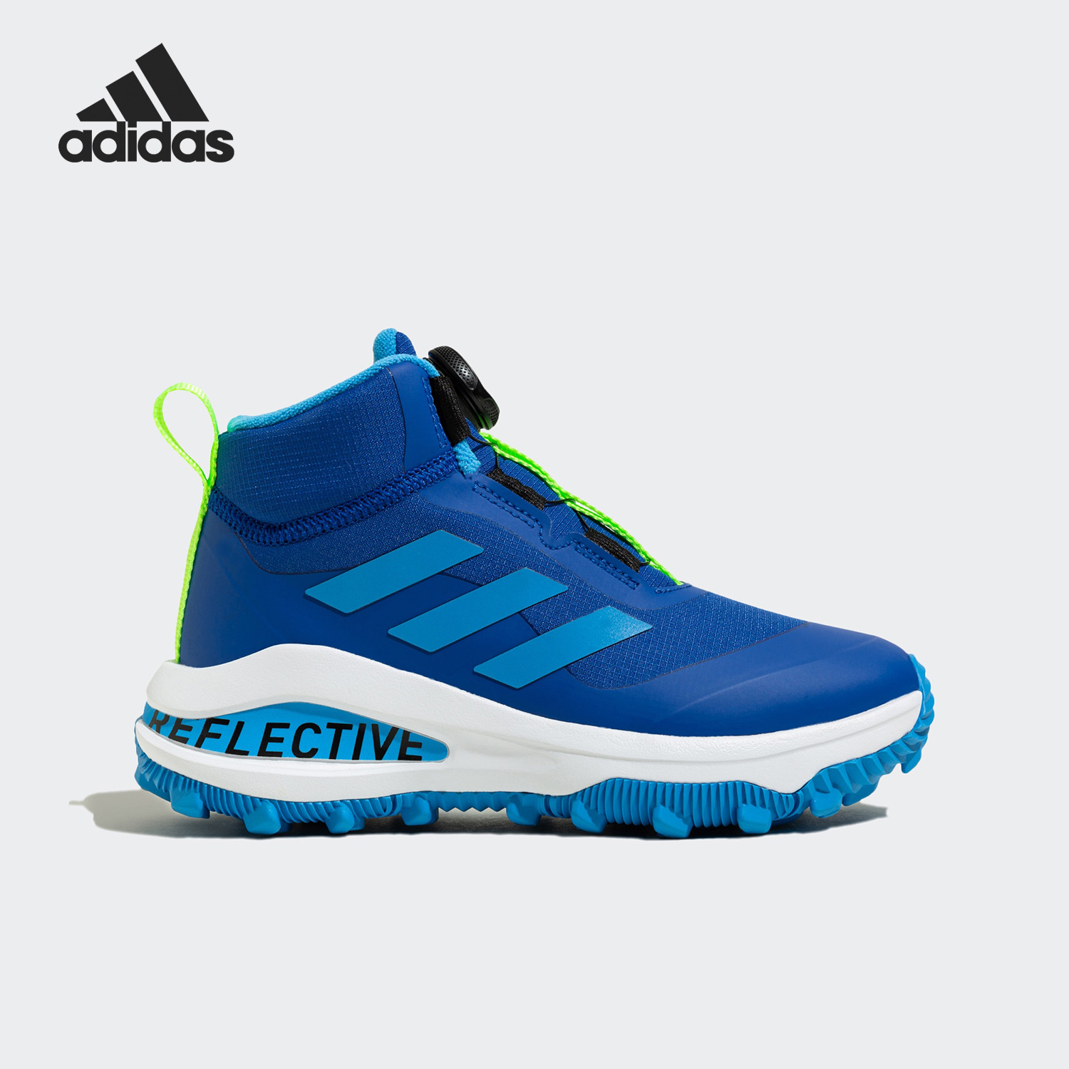 Adidas/阿迪达斯正品冬季新款儿童旋转按钮跑步运动鞋GZ1808