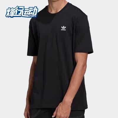 阿迪达斯三叶草男子简约运动短袖