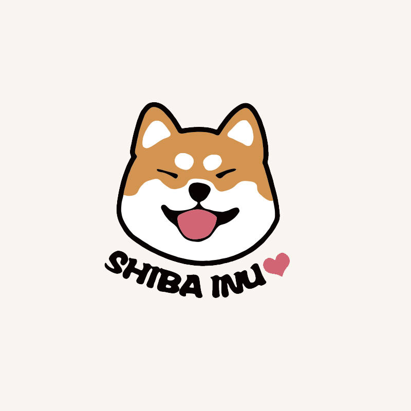 潮牌卡通日式宠物可爱秋田犬趣味二哈狗狗车身车窗装饰防水贴纸画