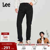 张凌赫代言 Lee商场同款 709修身 锥形黑色男牛仔裤 休闲显瘦潮流