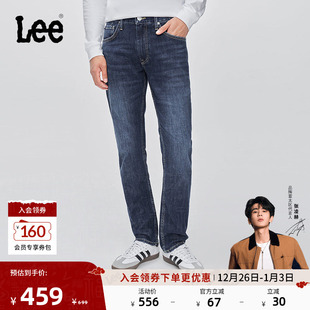 深蓝色男牛仔裤 Lee25秋冬新726标准中腰直筒五袋款 张凌赫代言