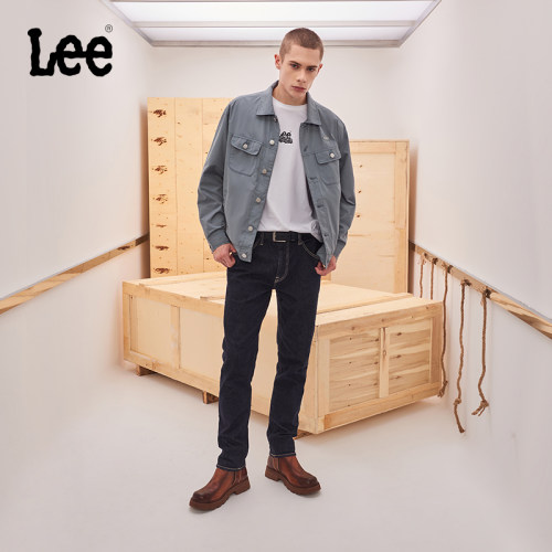 Lee不易褪色清水洗男牛仔裤