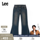 427标准高腰喇叭复古深蓝色女士牛仔裤 Lee商场同款 张凌赫代言
