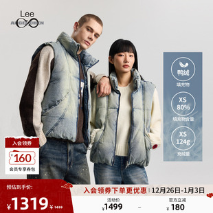 羽绒服背心 25冬新男女款 Lee IndiGO × ANGEL CHEN联名商场款