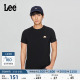 修身 短袖 版 圆领渐变效果印花Logo男士 T恤休闲潮流 经典 Lee商场同款