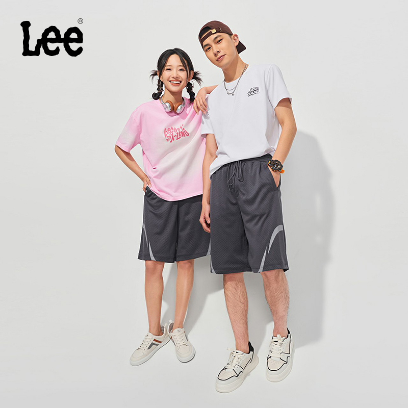 Lee男女同款休闲短裤篮球裤