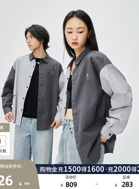 Lee× Mighty Jaxx联名商场同款男女同款衬衫休闲潮LUT011328T12
