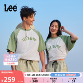 T恤LUT0083294LE Lee24春夏新品 舒适版 男女同款 短袖 K14 圆领插肩袖