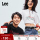 Lee25新品 T恤休闲潮LUT0098214LE 短袖 舒适版 圆领Logo印花男女同款