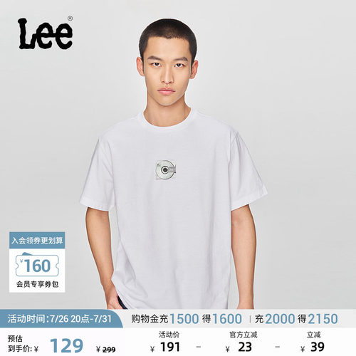 Lee舒适版圆领短袖T恤