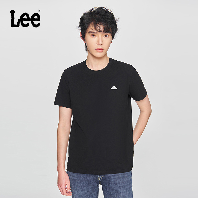Lee基础款圆领短袖T恤