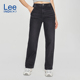 429中腰直脚黑灰色女牛仔裤 Lee商场同款 潮流A07876 张凌赫代言