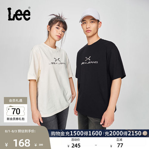 Lee舒适版圆领短袖T恤
