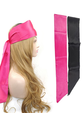 Satin turban silk Frontal Headban色丁真丝头发带Hair tie band