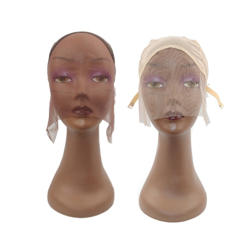 前蕾丝假发网帽弹力发网头套发套帽皮辅料工厂直销 lace wig cap