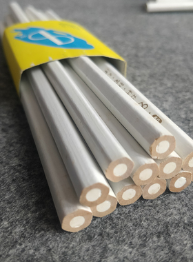 白色记号笔工程划线假发划线蜡笔木柄可削笔特种笔玻璃书写可擦除