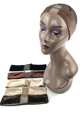 假发用升级款蕾丝分界发带 天鹅绒发带 lace parting wig grip