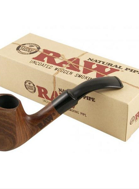 限量 德国进口RAW布宾加木烟斗 实木烟斗 天然 纯手工雕刻 Pipe