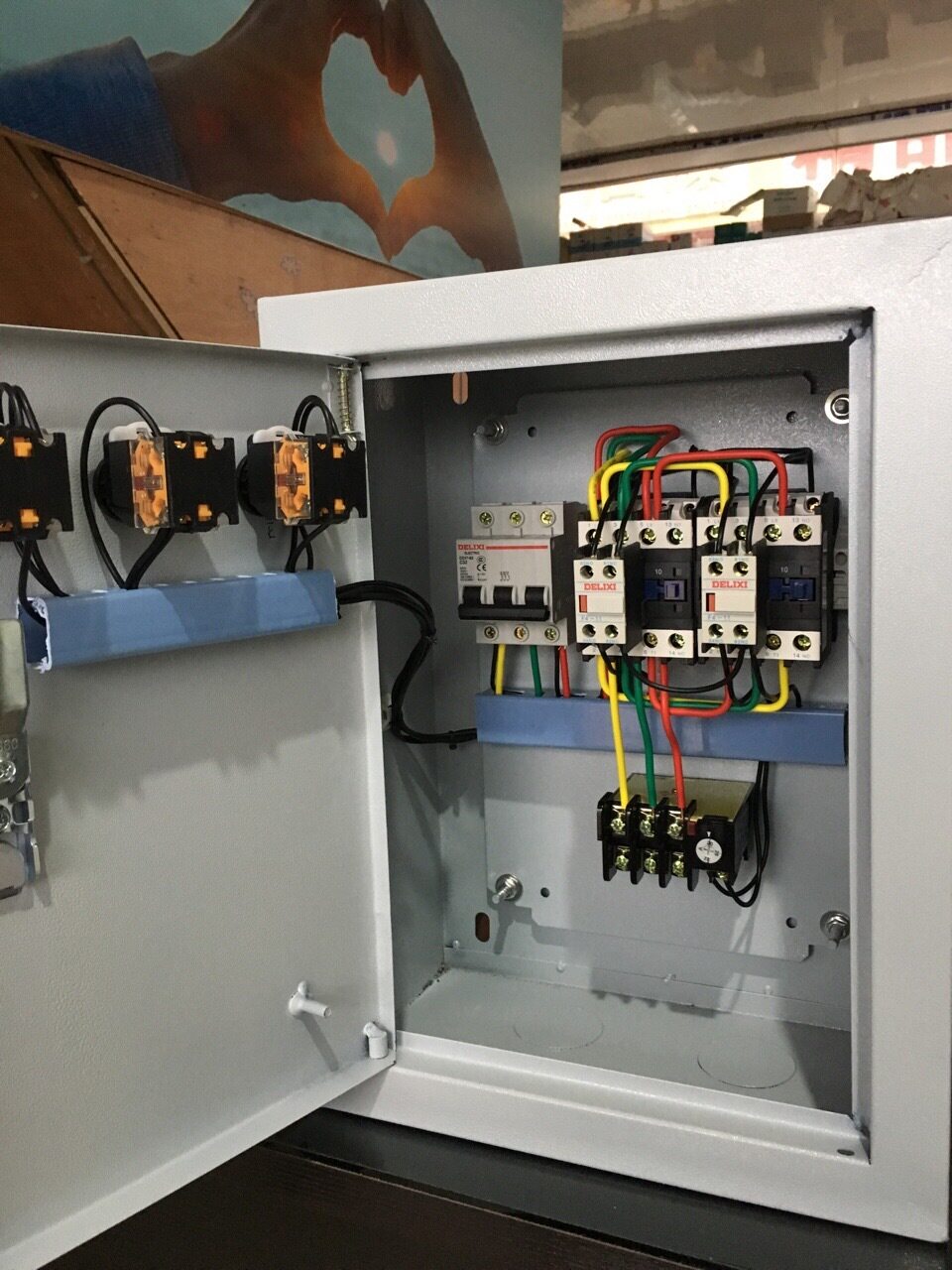 正反转控制箱 搅拌机配电箱 电控箱 倒顺 可逆 3kw/4kw电机正反转