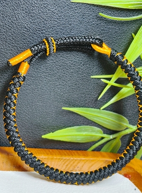 定制纯手工编织青丝龙鳞手绳加头发男女情侣手绳手链礼物