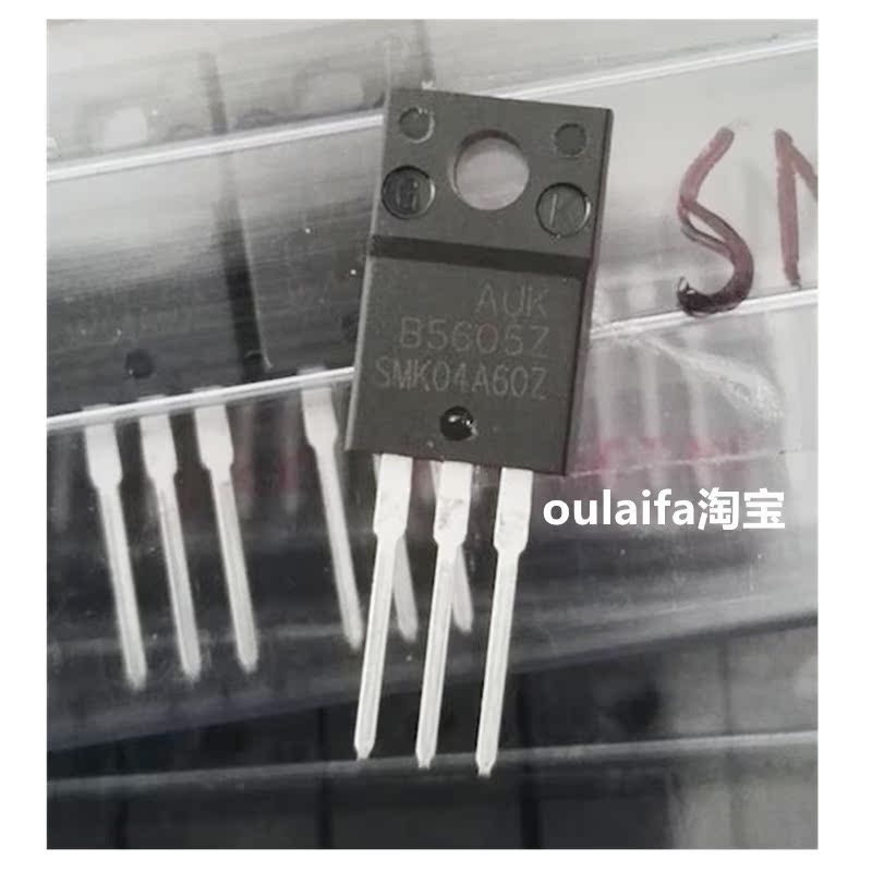 电源三极管 SMK04A60Z 原装AUK 直插 TO-220F 开关调节器应用现货