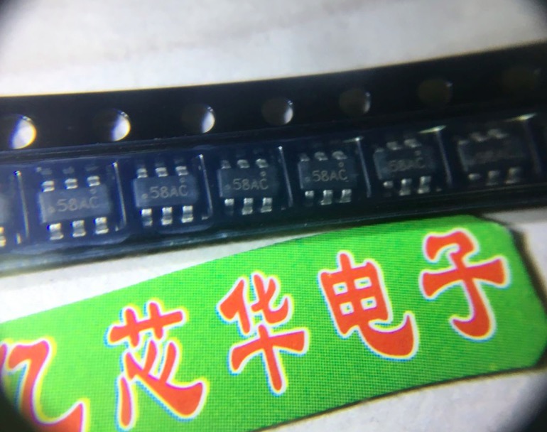 三极管 FDC658AP 丝印58AC 液晶逻辑板6脚芯片