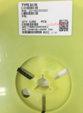 3000只包邮 BAV99 贴片SOT-23 丝印A7 先科ST原装现货 开关二极管