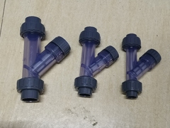 联塑 塑料 工业过滤器UPVC塑料管道过滤器Y型透明过滤器DN15-DN50