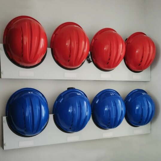 铁安全帽架壁挂式存放头帽架车间工厂工地工程放置架壁挂式收纳架