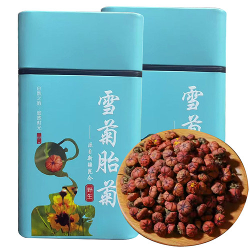 雪菊胎菊昆仑山脉野外生长高海拔克里阳天山冰山特级精选雪菊花茶