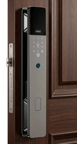 入户防盗门智能锁全自动木门指纹锁密码刷卡电子门锁家用办公室锁