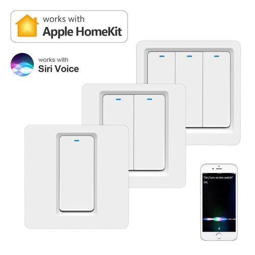 homekit MFI认证 单火零火86开关面板智能家居siri 语音远程控制