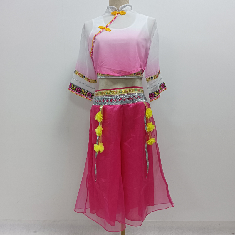 闽南民族舞蹈海上民谣舞蹈演出服惠安女同款演出服饰女子群舞定制