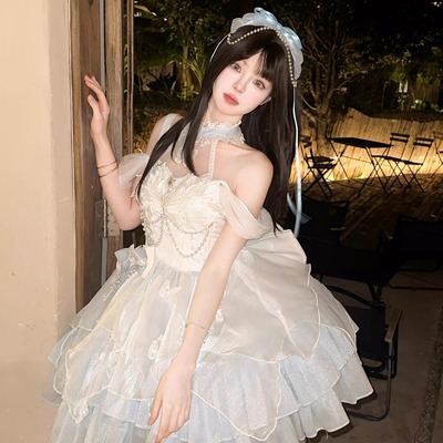 天鹅湖千金感Lolita公主成人礼服