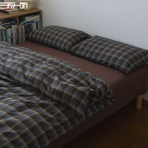 色织非印染丨水洗棉四件套