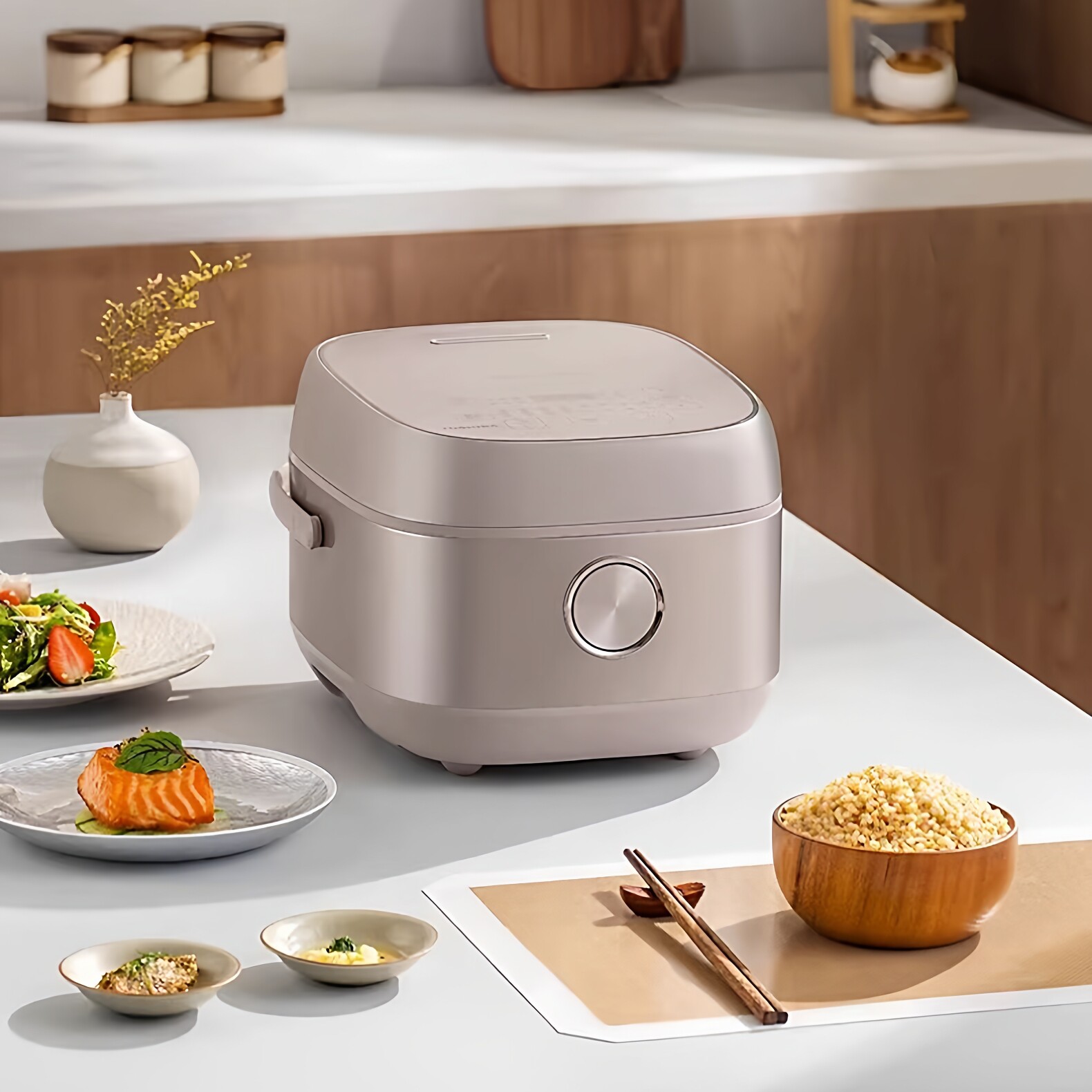 Toshiba/东芝 rc-15hrc 东芝智能电饭煲4L容量家用智能2人-5人